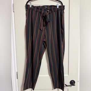 DYNAMITE | Striped Tie Up Pant size XL